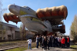 Нижегородским школьникам в рамках проекта «НЕурок географии» рассказали об экранопланах