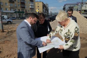 В Канавинском районе начались работы по благоустройству на четырех общественных пространствах
