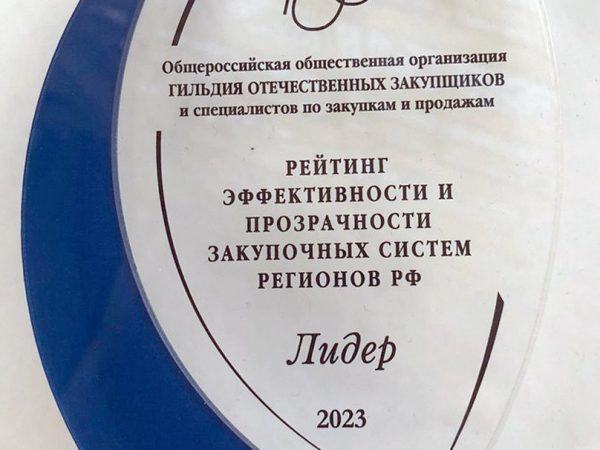 Нижегородская область стала одним из лидеров рейтинга эффективности закупочных систем регионов за 2022&nbsp;год