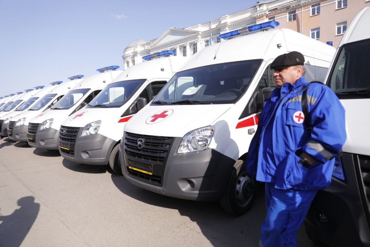 74 новые машины скорой помощи передали медучреждениям Нижегородской области