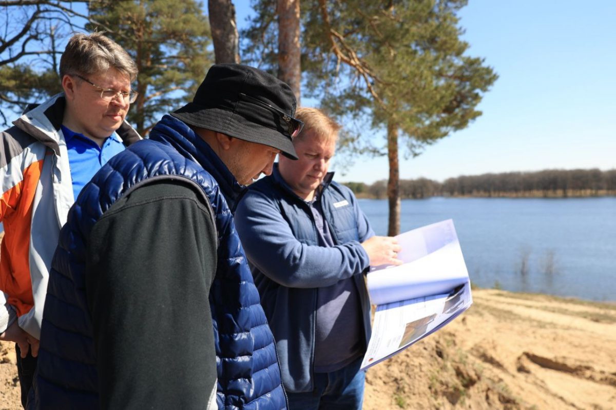 На Святом озере в Дзержинске начались работы по благоустройству по программе «Формирование комфортной городской среды»