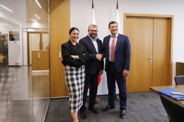 Глеб Никитин встретился с организаторами «Горький fest» Михаилом Пореченковым и Оксаной Михеевой