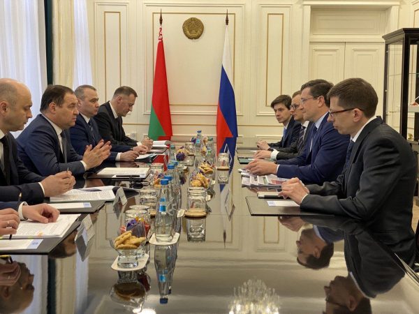 Глеб Никитин встретился с председателем правительства Республики Беларусь Романом Головченко