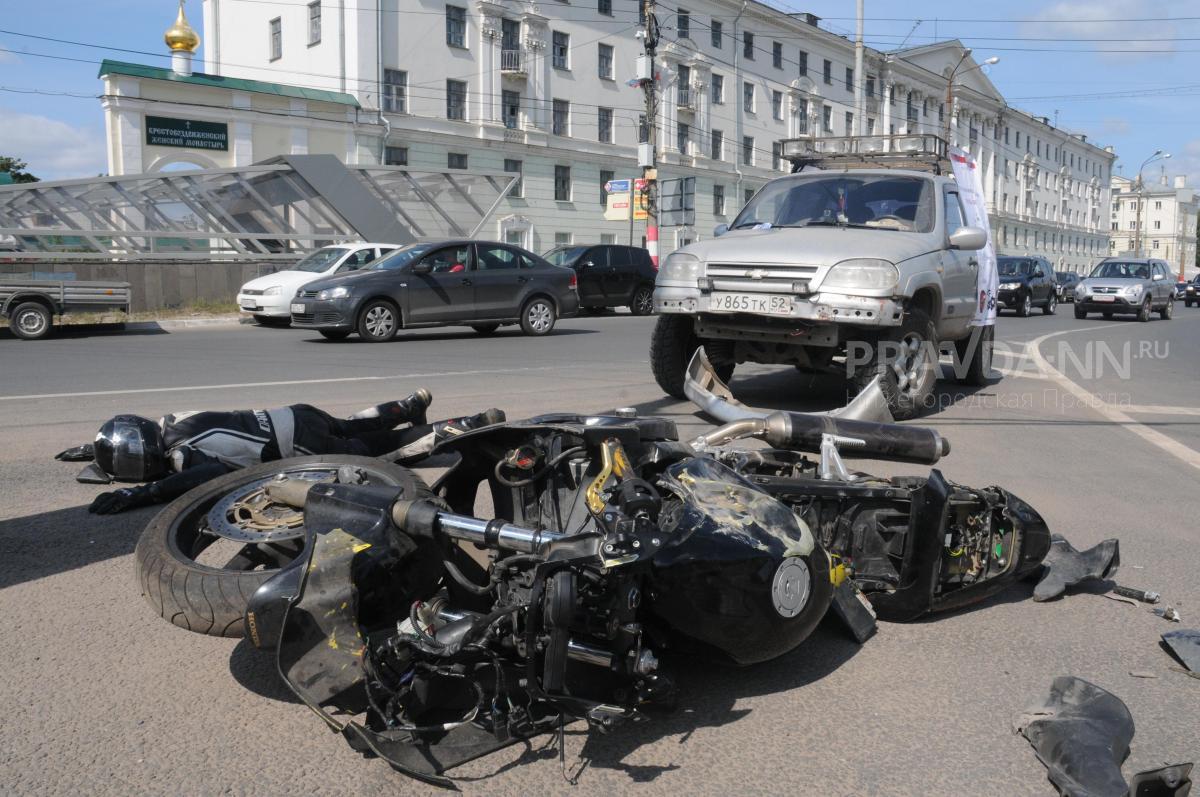 16 нижегородских мотоциклистов пострадали в ДТП до начала мотосезона