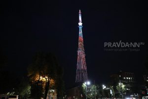 Праздничная подсветка украсит нижегородскую телебашню в День космонавтики