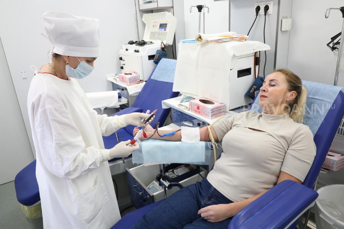 Почти 12 тысяч нижегородцев стали донорами крови в начале 2023 года