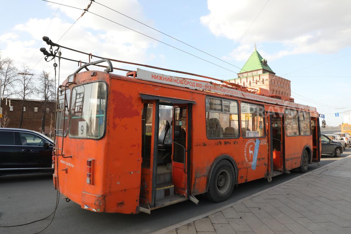 Движение троллейбусов №31 в Нижнем Новгороде возобновится в конце мая