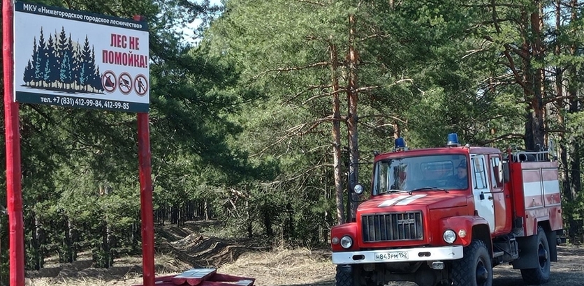 Третий класс пожарной опасности установили в лесах Нижнего Новгорода