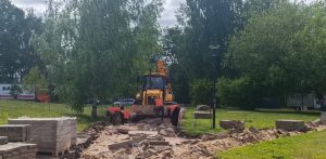 Улицу Федосеенко в Сормовском районе начали благоустраивать