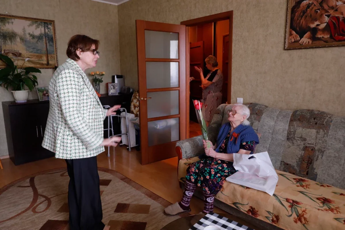 98-летняя участница войны Елизавета Григорьевна Харченко была призвана в армию в 1944 году в 17 лет