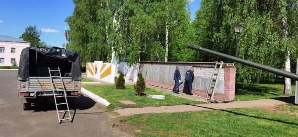 Историческую часть в центре Большого Болдина начали благоустраивать
