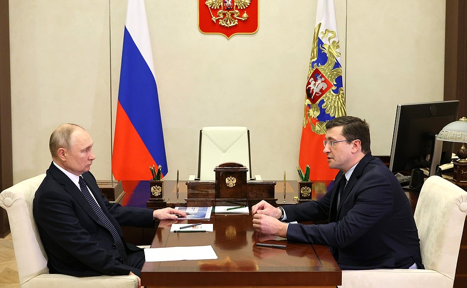 Глеб Никитин поблагодарил Владимира Путина за поддержку в области инфраструктурных кредитов