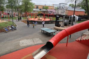 Обновленный сквер имени Свердлова представили нижегородцам