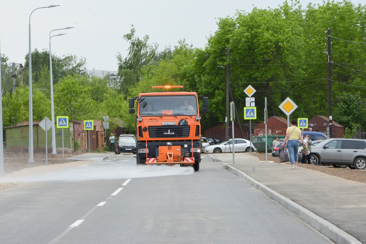В Сормовском районе завершен капремонт автодороги в переулке Пензенском