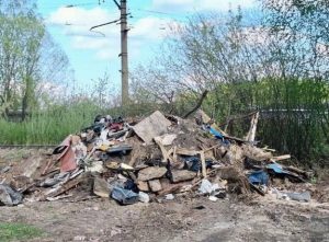 Несанкционированную свалку ликвидировали на улице Мечникова в Московском районе