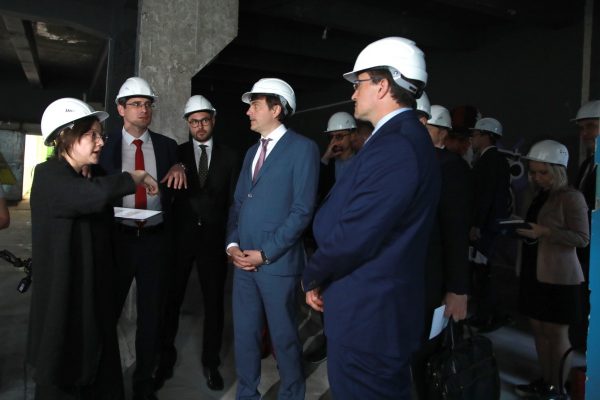 Сергей Кравцов и Глеб Никитин посетили корпуса «Нижполиграфа», где откроется технопарк СПО