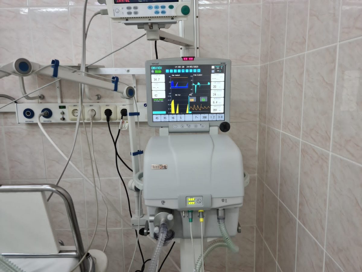 В городскую клиническую больницу №5 Нижнего Новгорода поступили новые аппараты ИВЛ