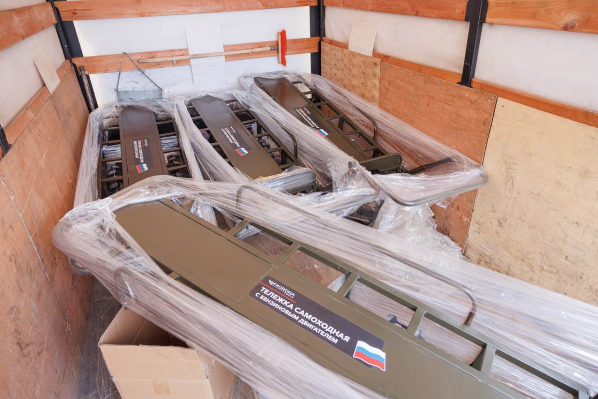Самоходные тележки изготовила для участников СВО производственная компания из города Павлово