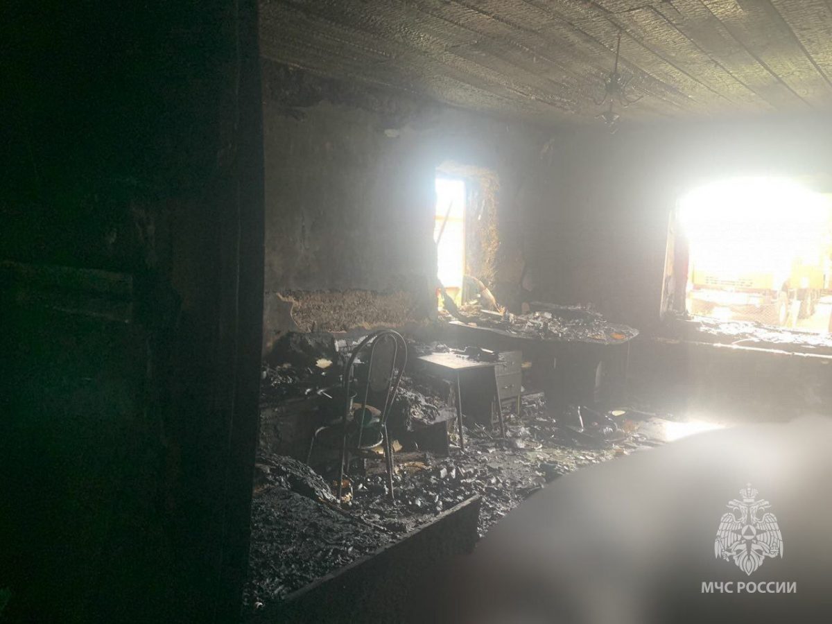 41-летняя женщина погибла при пожаре в частном доме в Сергаче