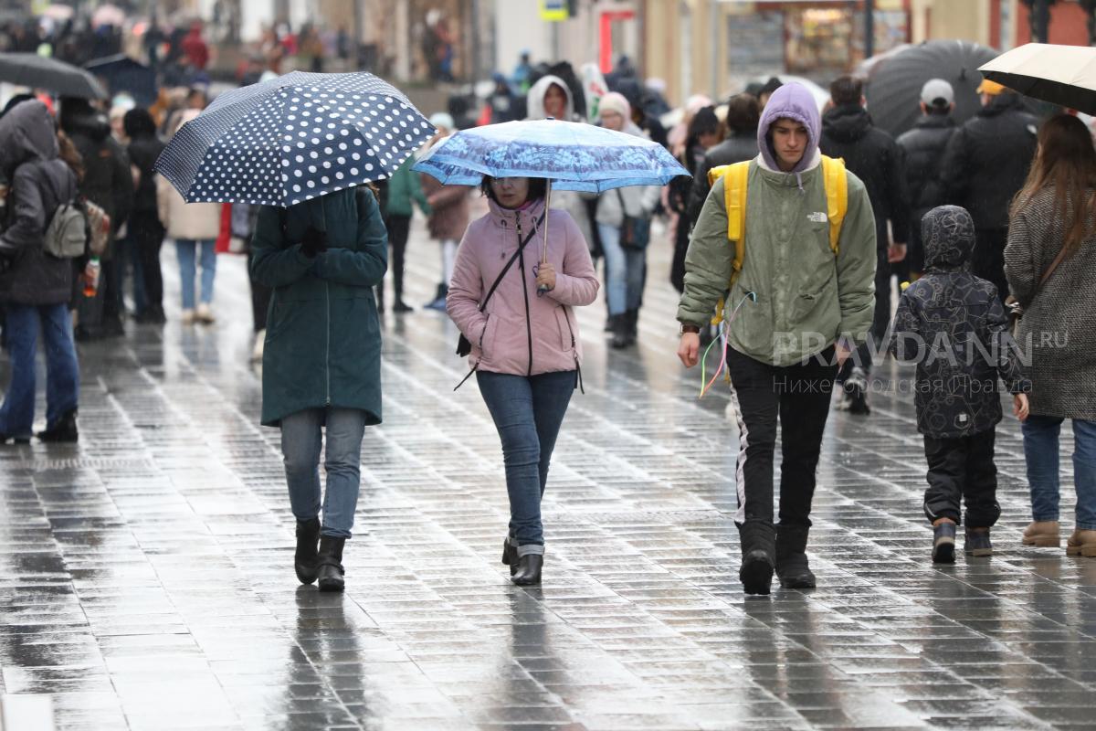 Пасмурно и дождливо: стало известно, какая погода ждет нижегородцев на новой неделе