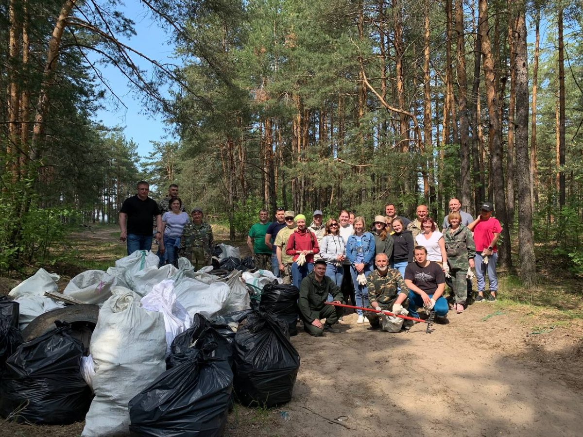 Более 60 кубометров мусора вывезли с территории Балахнинского межрайонного лесничества в ходе акции «Чистый лес»