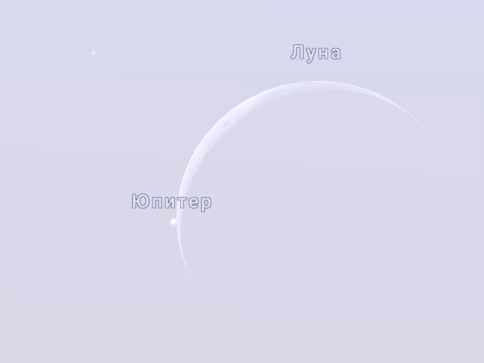Нижегородцы смогут увидеть покрытие Юпитера Луной 17 мая