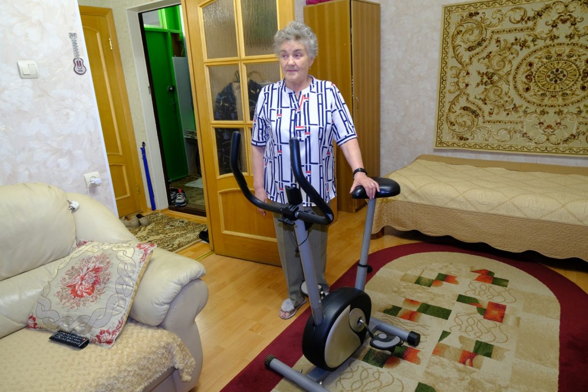 Нижегородская пенсионерка передала велотренажер и беговую дорожку для реабилитации бойцов СВО