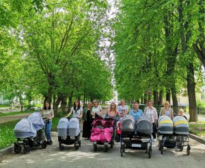 Парад двойных колясок прошел в Городецком округе