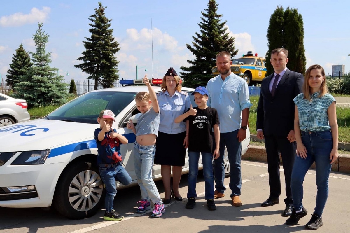 Праздник с исполнением желаний устроили полицейские для пятерых юных нижегородцев
