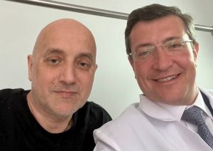 Глеб Никитин поздравил Захара Прилепина с присвоением звания подполковника Росгвардии