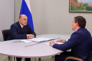 Михаил Мишустин и Глеб Никитин обсудили строительство метро и реформу транспорта в Нижнем Новгороде