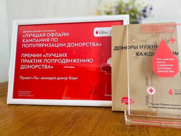 Проект Нижегородской области завоевал одну из наград Всероссийской премии по развитию донорства