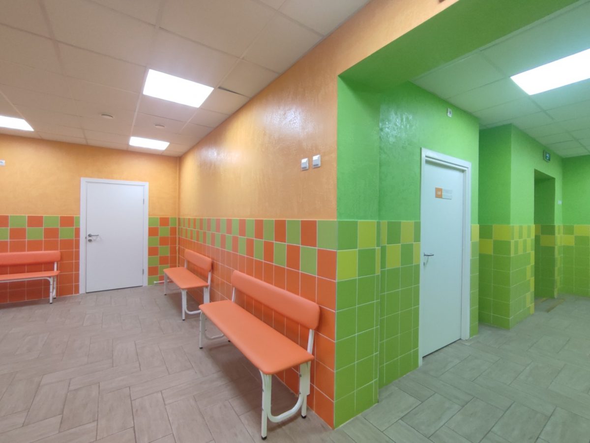 В детской поликлинике № 39 Нижнего Новгорода завершился капитальный ремонт
