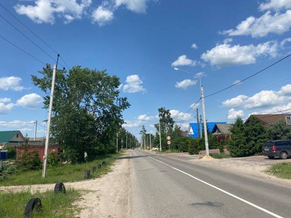 В рабочем поселке Большое Козино установили новые светильники на участке протяженностью почти 5&nbsp;км