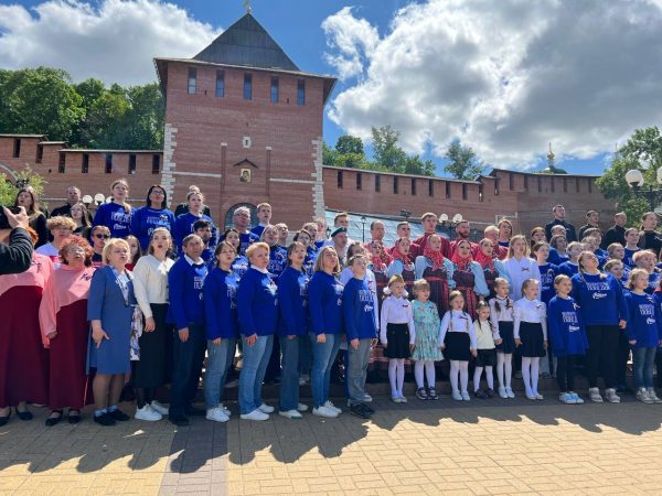 В Нижегородской области состоялась Всероссийская хоровая акция ко Дню России