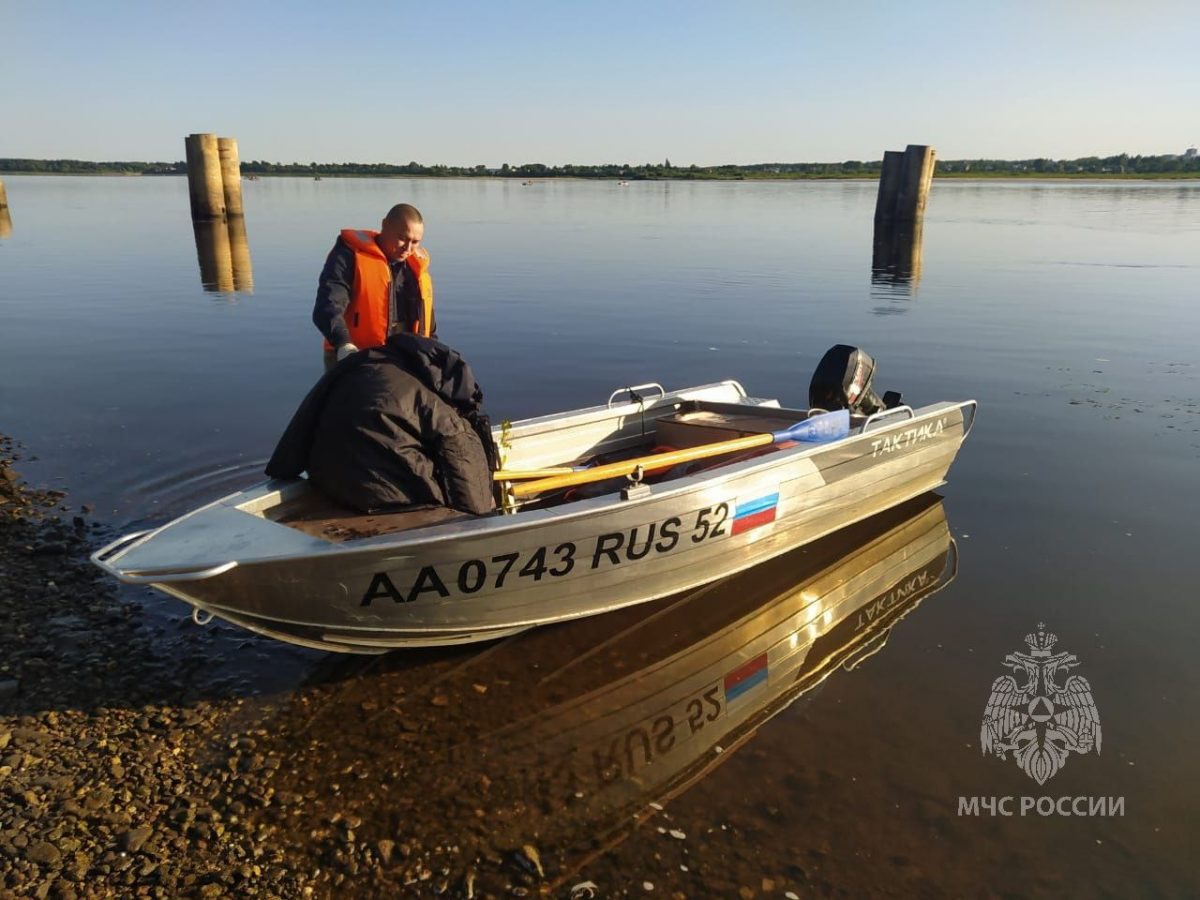 Моторная лодка с рыбаком перевернулась в Городецком округе