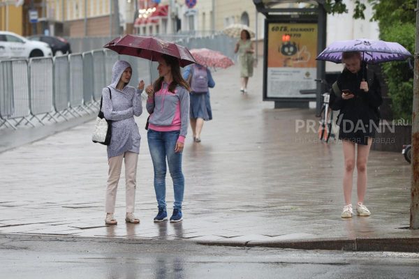 Грозы и ливни накроют Нижний Новгород 15 августа