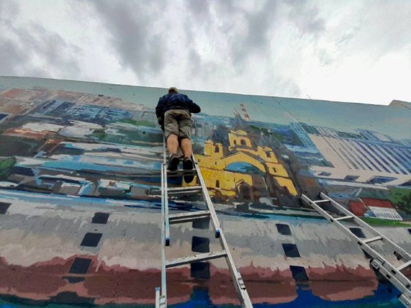 Художники с помощью нейросети создадут граффити о Нижнем Новгороде около стадиона на Стрелке