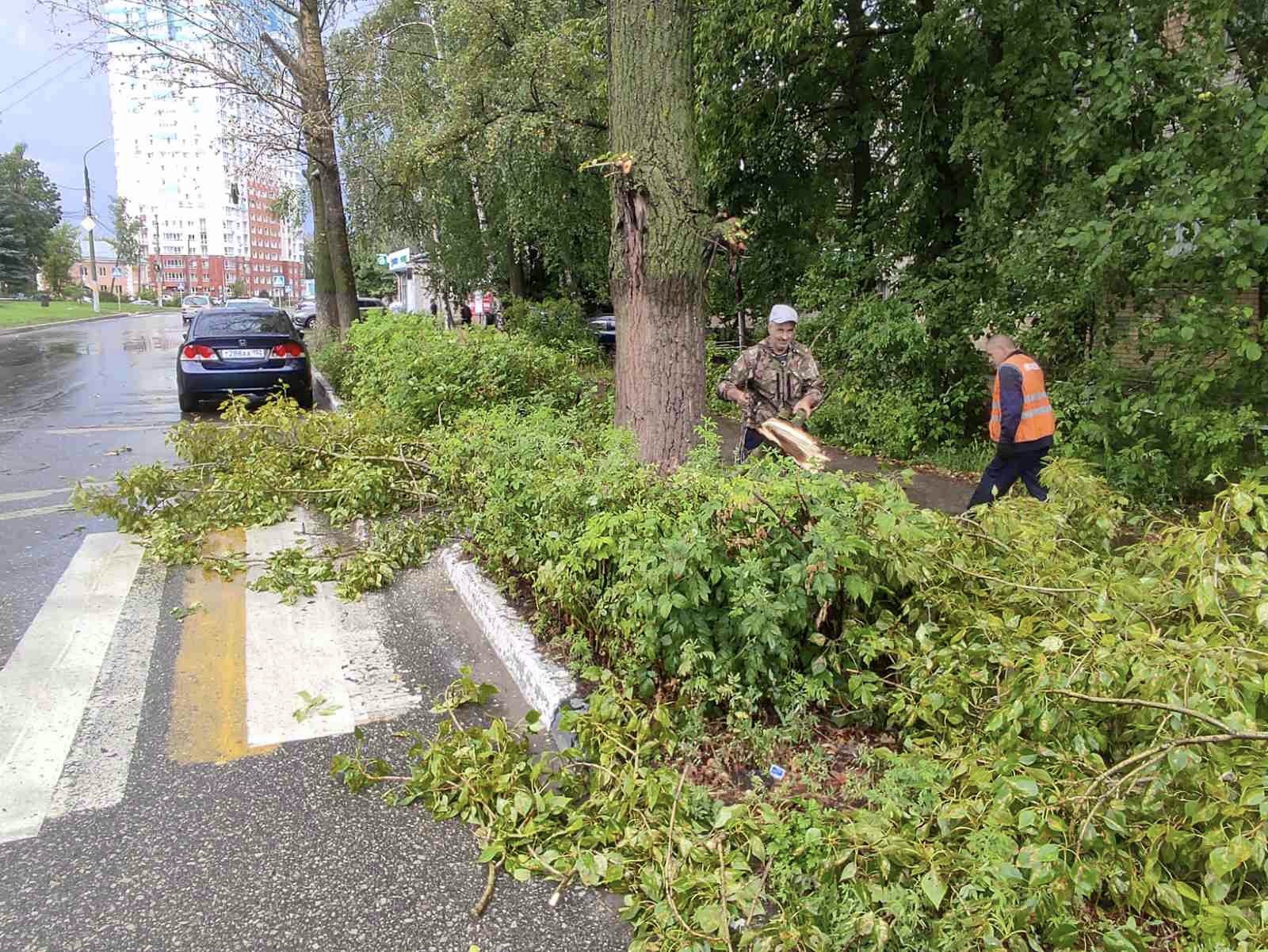 В Нижнем Новгороде устраняют последствия непогоды 30 июля 2023 года |  Нижегородская правда