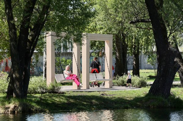 Зона отдыха появилась около озера Вторчермета в Нижнем Новгороде