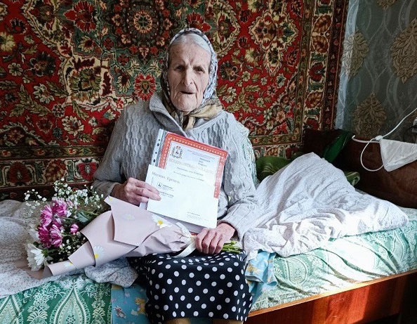 100-летие отметила ветеран Великой Отечественной войны Анна Митькова из Выксы