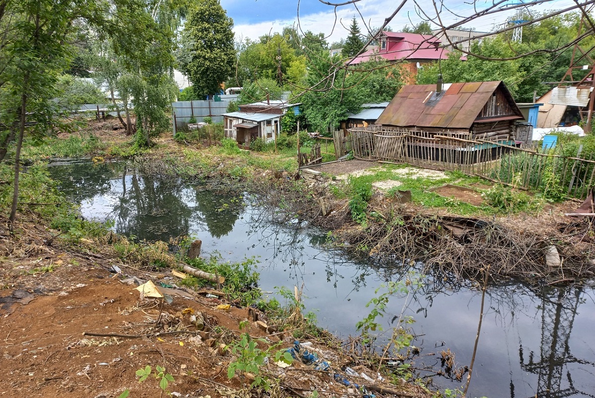 Благоустройство берегов реки Борзовка в Ленинском районе разделило жителей на два лагеря