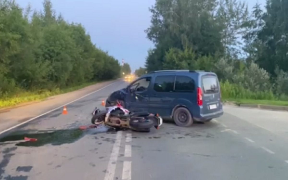 Мотоциклист погиб в аварии в городском округе Бор