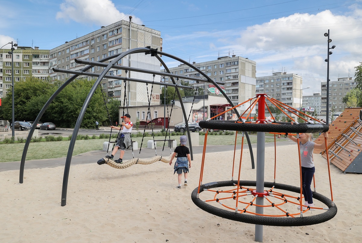 И взрослым, и детям: в Нижнем Новгороде открываются благоустроенные пространства