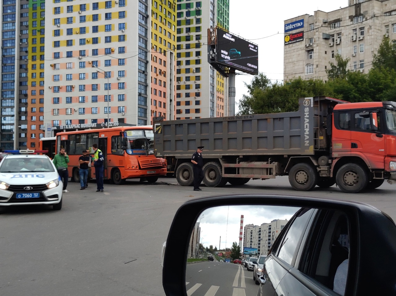 3 человека пострадали при столкновении автобуса с грузовиком на улице  Родионова в Нижнем Новгороде от 31 июля 2023 года | Нижегородская правда