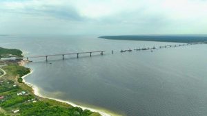 В Тольятти полным ходом идет строительство моста через&nbsp;Волгу