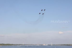 Опубликовано видео из кабины пилота, снятое на репетиции авиашоу над Нижним Новгородом