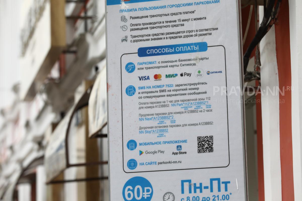 Почти 40 тысяч штрафов вынесли автомобилистам Нижнего Новгорода за неоплату парковок