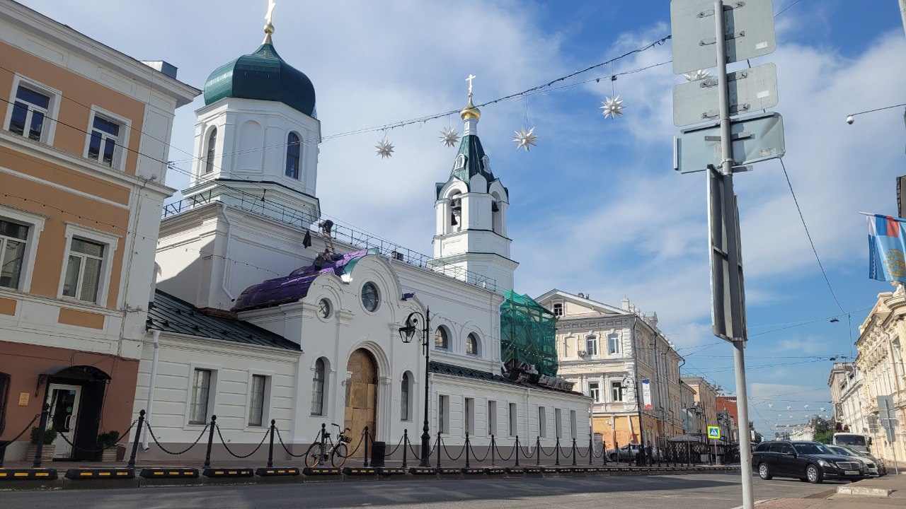 В Нижнем Новгороде завершилось строительство Троицкой церкви на улице  Рождественской 23 августа 2023 года | Нижегородская правда