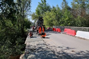 В Нижнем Новгороде восстанавливают два автодорожных моста у детской больницы «Айболит»